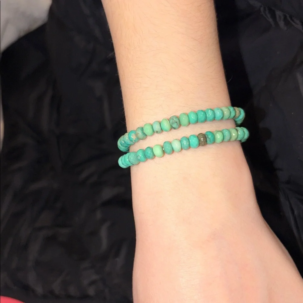 NWT! CANOE - three strand, Peruvian opal bracelet - Picture 7 of 8